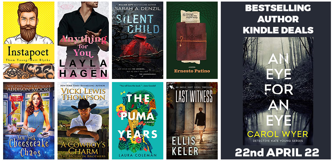 Author Book Deals, Kindle Offers And Bestselling Books Promotions For 22-APR-2022