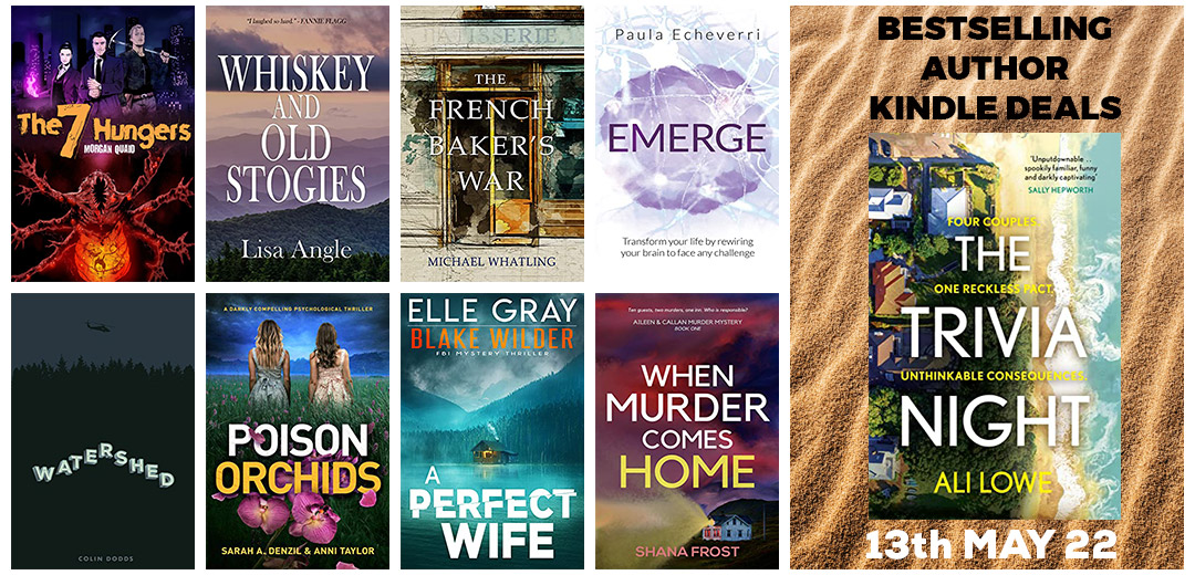 Author Book Kindle Deals For 13th May 2022