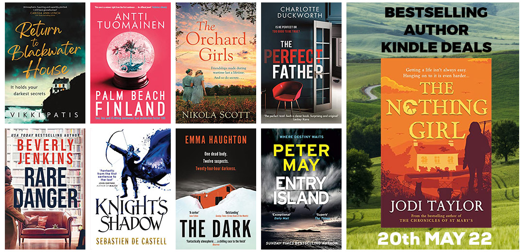 Bestselling Author Kindle Deals and Book Offers For 20th May 2022