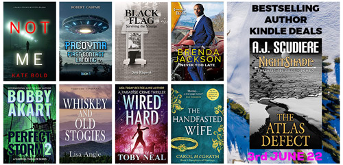 Bestselling Author Kindle Deals 3rd June 2022