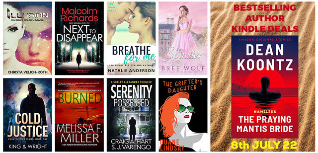 Bestselling Author Book Deals 8th July 2022