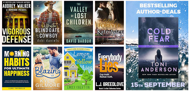 Bestselling Author Book Deals Of The Week 15th September 2023 PlaneteBooks