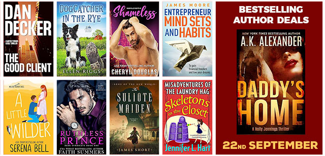 Bestselling Author Book Deals Of The Week 22nd September 2023 PlaneteBooks