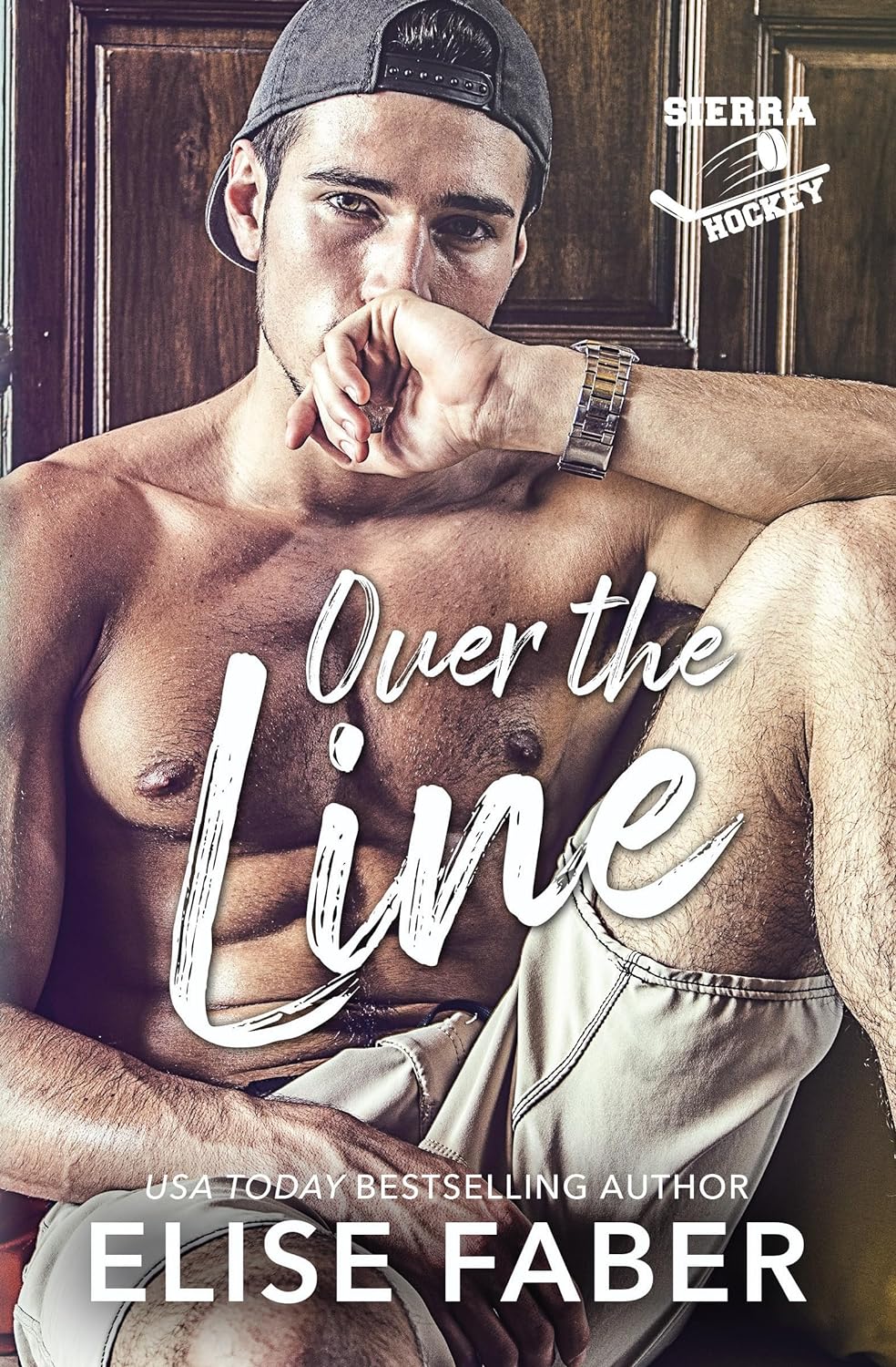 Over the Line Hockey Sports Romance by USA Today Bestselling Author Elise Faber