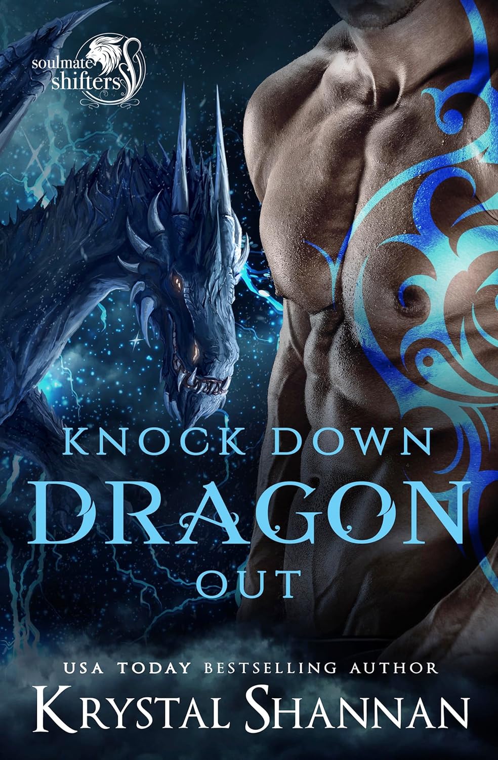 Knock Down Dragon Out Shifter Romance by USA Today Bestselling Author Krystal Shannan